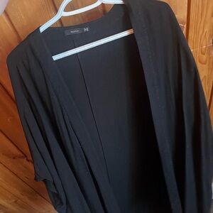 Talula Black Open Cardigan